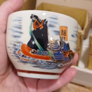 Vtg Japanese Tea Set In Original Box